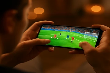 মোবাইল-বান্ধব ক্যাসিনো ইন্টারফেসের একটি উদাহরণ